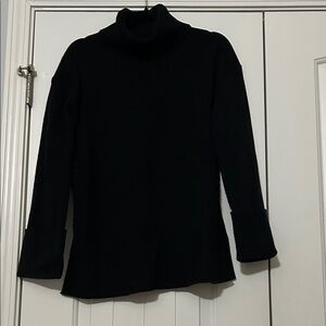 Talbots Classic Black Turtleneck Sweater